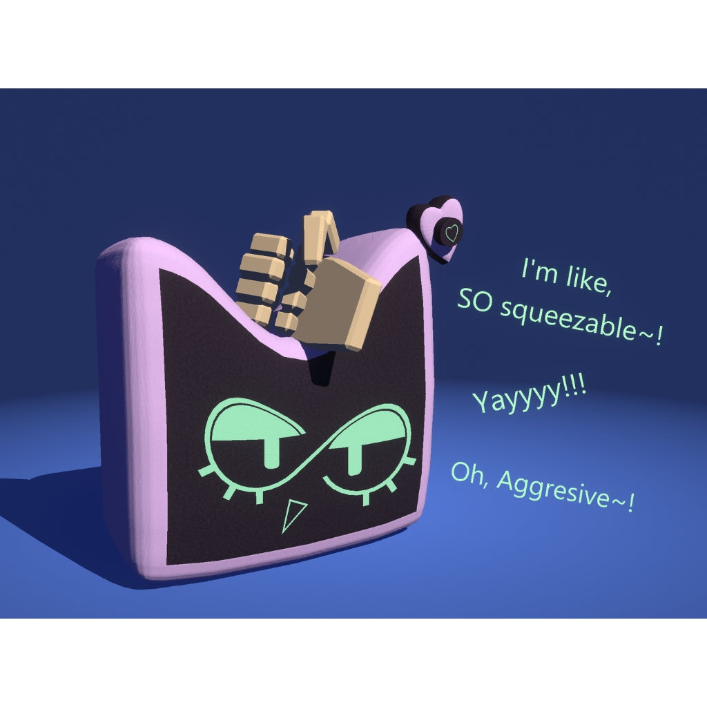 Cute Monitor Cherry Plushie