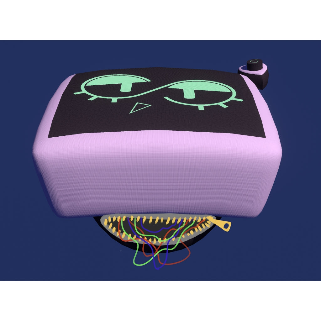 Cute Monitor Cherry Plushie